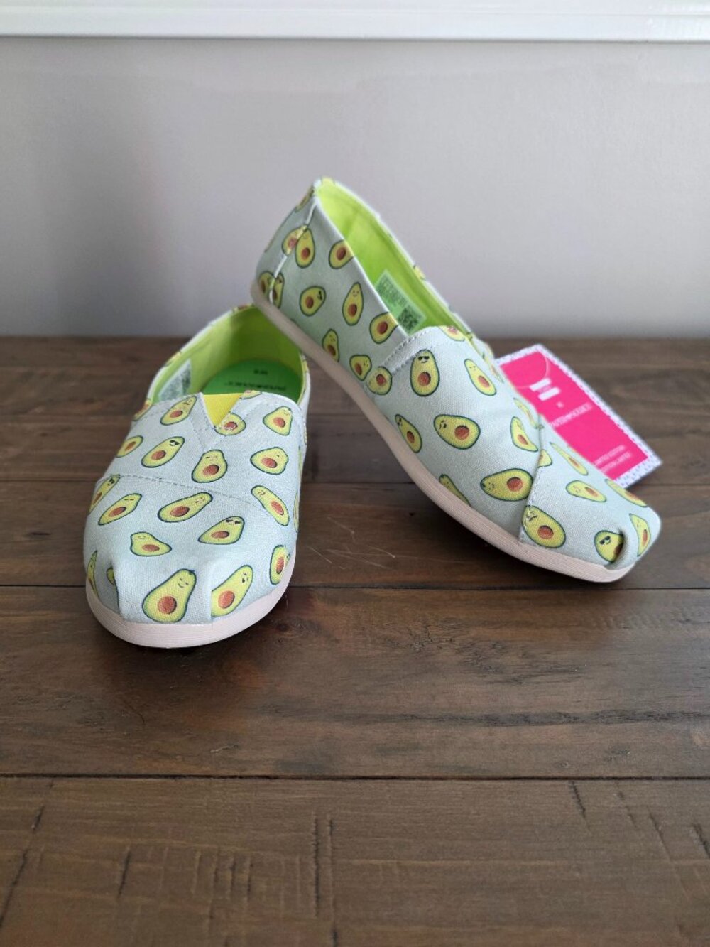 TOMS x Paper Source Limited Edition Avocado Print Alpargata Slip On Flats 6